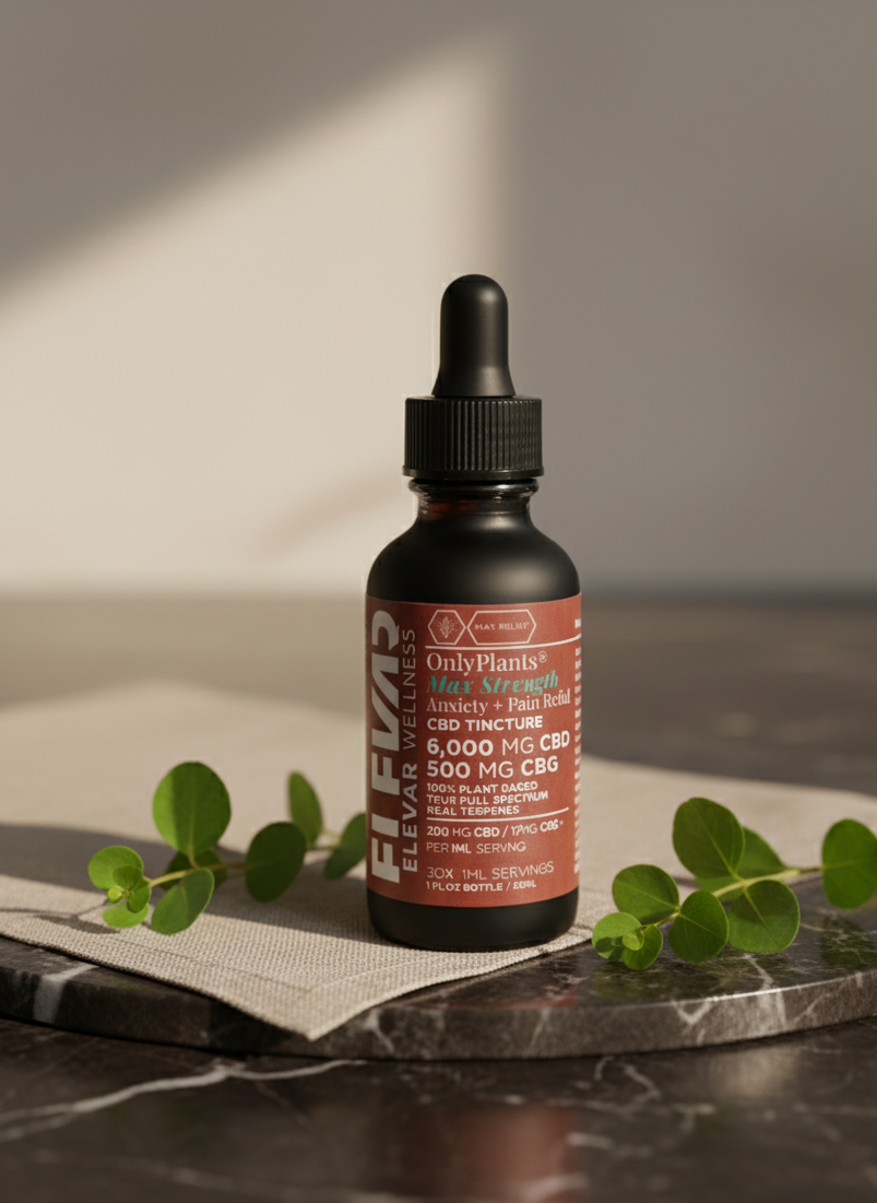 ELEVAR WELLNESS - 6000mg Anxiety Away Plus Tincture